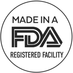 FDA registered facility badge for Yu Sleep supplement