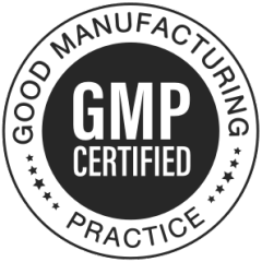 GMP certified manufacturing badge for Yu Sleep supplement
