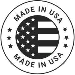 Made in USA manufacturing badge for Yu Sleep